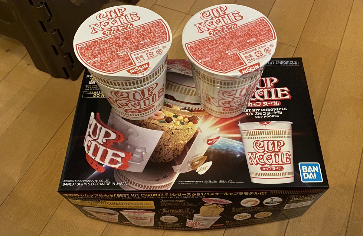 Kohsei_77's tweet photo. やりたかったやつ
#nissin #cupnoodle
#bandai #プラモデル
#besthitchronicle
#ベストヒットクロニクル https://t.co/ILQ2yaYSKy