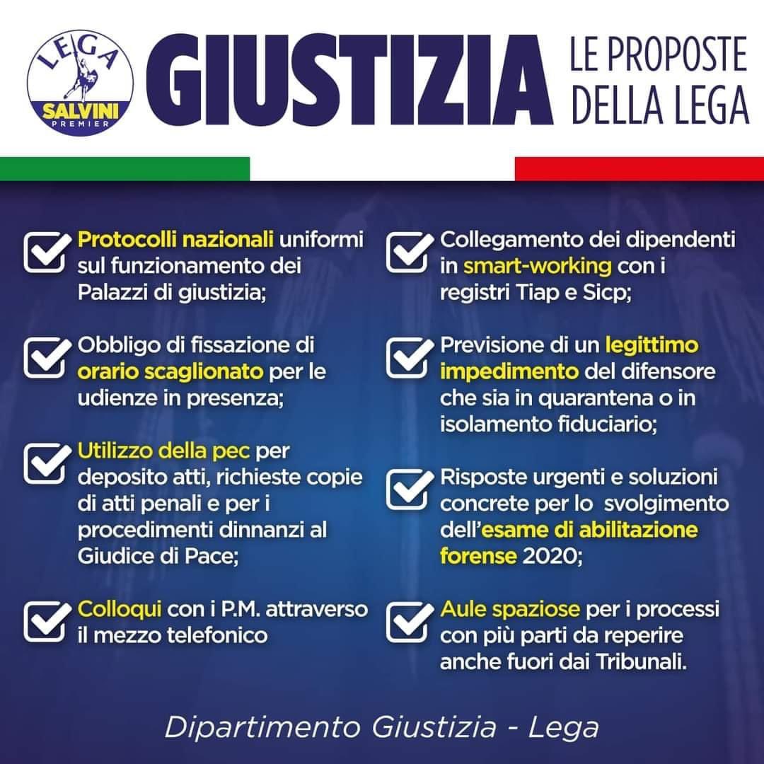 Proposte della #Lega sulla #giustizia