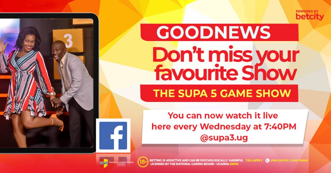 tvwestUG's tweet photo. SPONSORED:
#Supa5 Game Show
07:40pm https://t.co/Q492FOsQjC