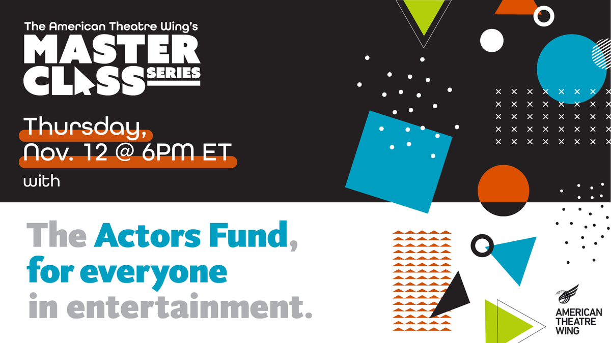 TheWing's tweet photo. Discover all that @TheActorsFund offers to entertainment professionals—not just actors—at Thursday, Nov. 12's #ATWMasterClass. RSVP: https://t.co/ALKta8zTFz https://t.co/rsAfk3aVmr
