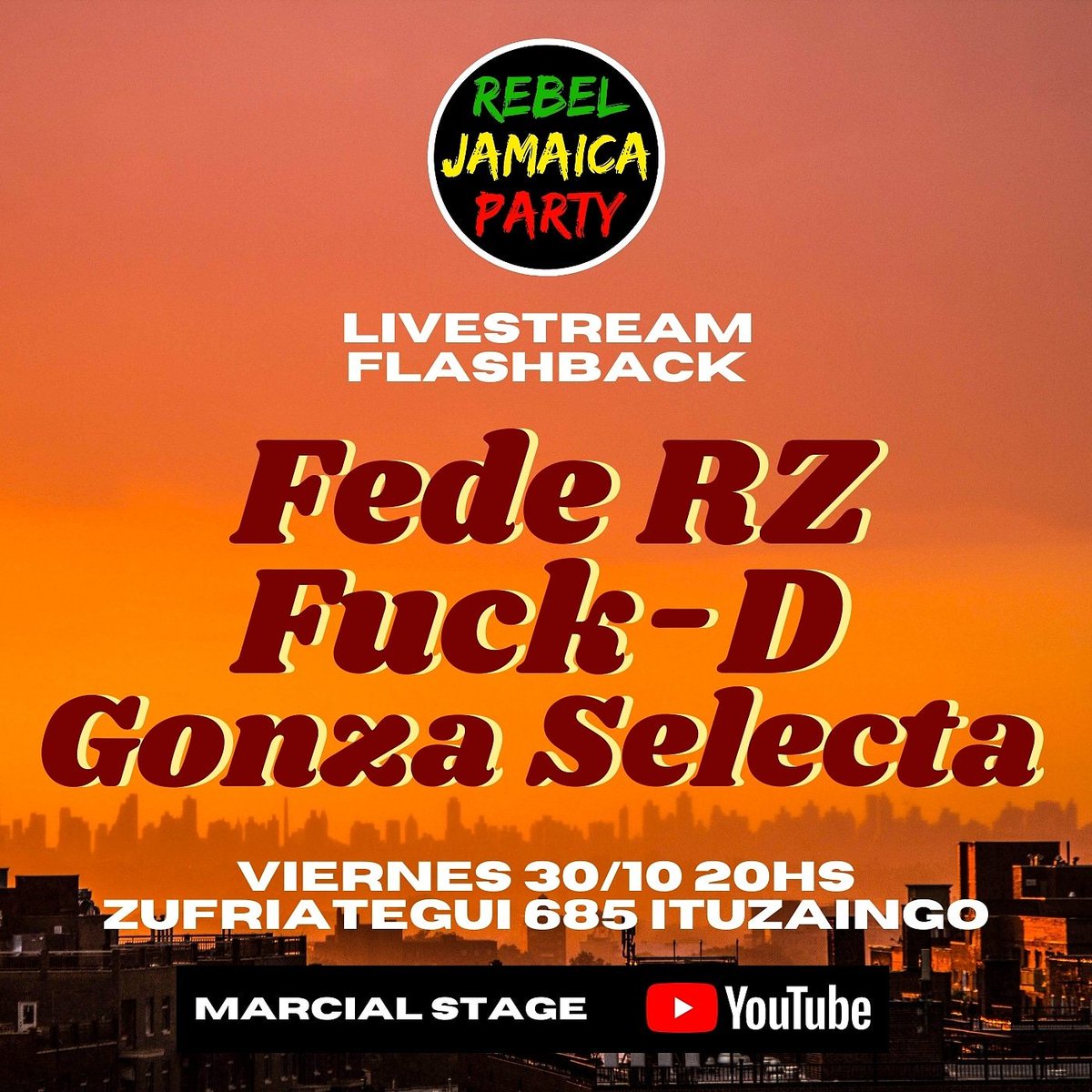 GonzaSelecta's tweet photo. Excelente dia para tod@s los invito a la siguiente #REBELJAMAICAPARTY !!
Se presentaran en vivo al Mic Fedebook Rodriguez #FedeRZ &amp; #FuckD !!
Musicaliza @GonzaSelecta !!
Los esperamos #Blessed !!

🎧📀🛸🚀🥦🔥🎛🇯🇲📲🎥📺 https://t.co/4XkYWgyKVk