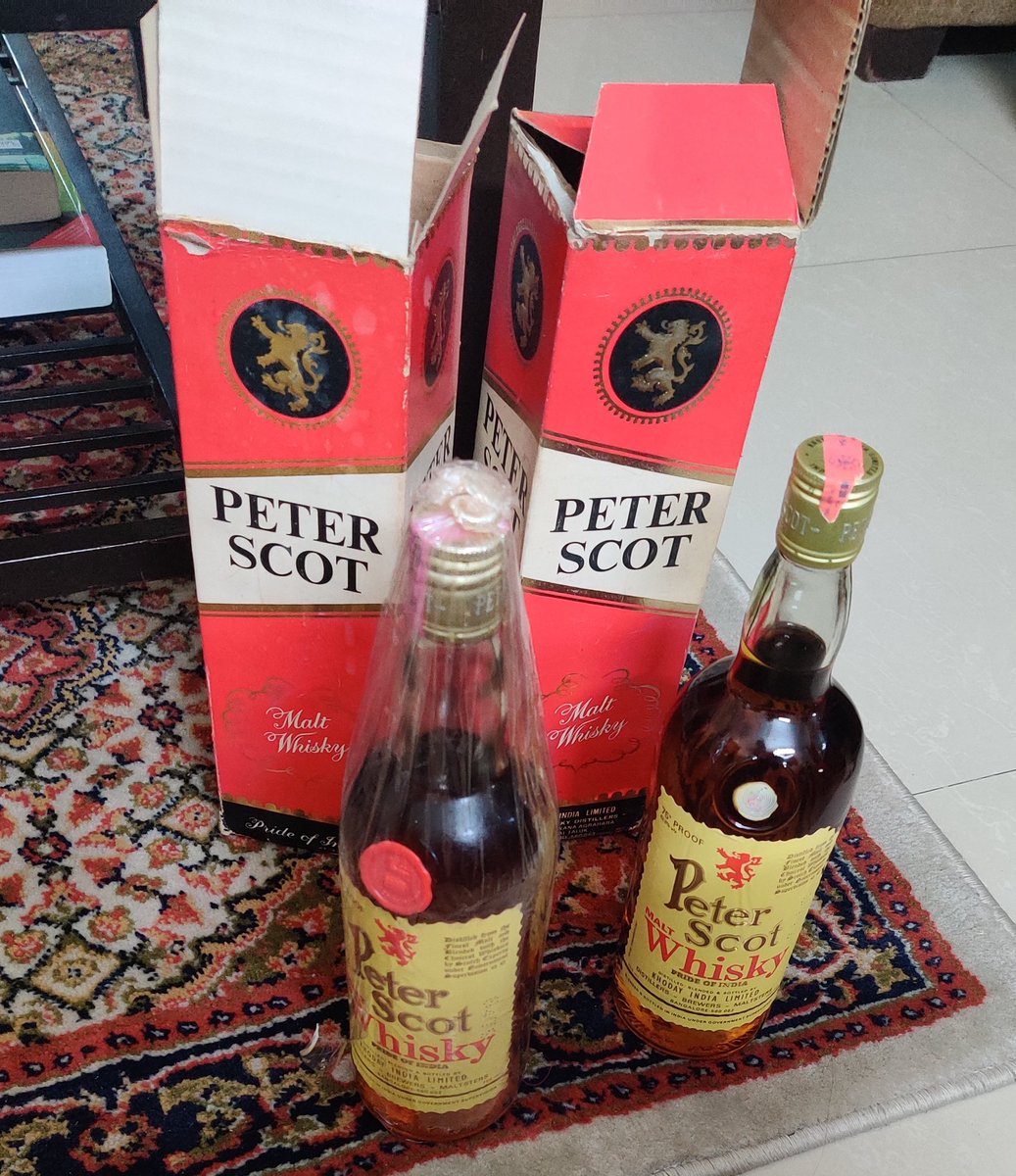 joshmachine1973's tweet photo. Some guy gifted me these two beauties ...at least 25 years old .....quick question , is it safe to drink this ?
#PeterScot https://t.co/ABv0TreoJV
