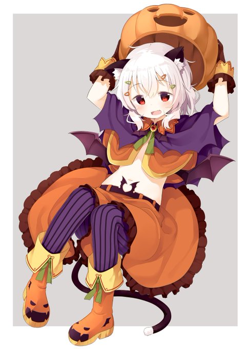 4年前に描いたハロウィン絵を久々に再臨させたぞい…( ˘ω˘ ) 