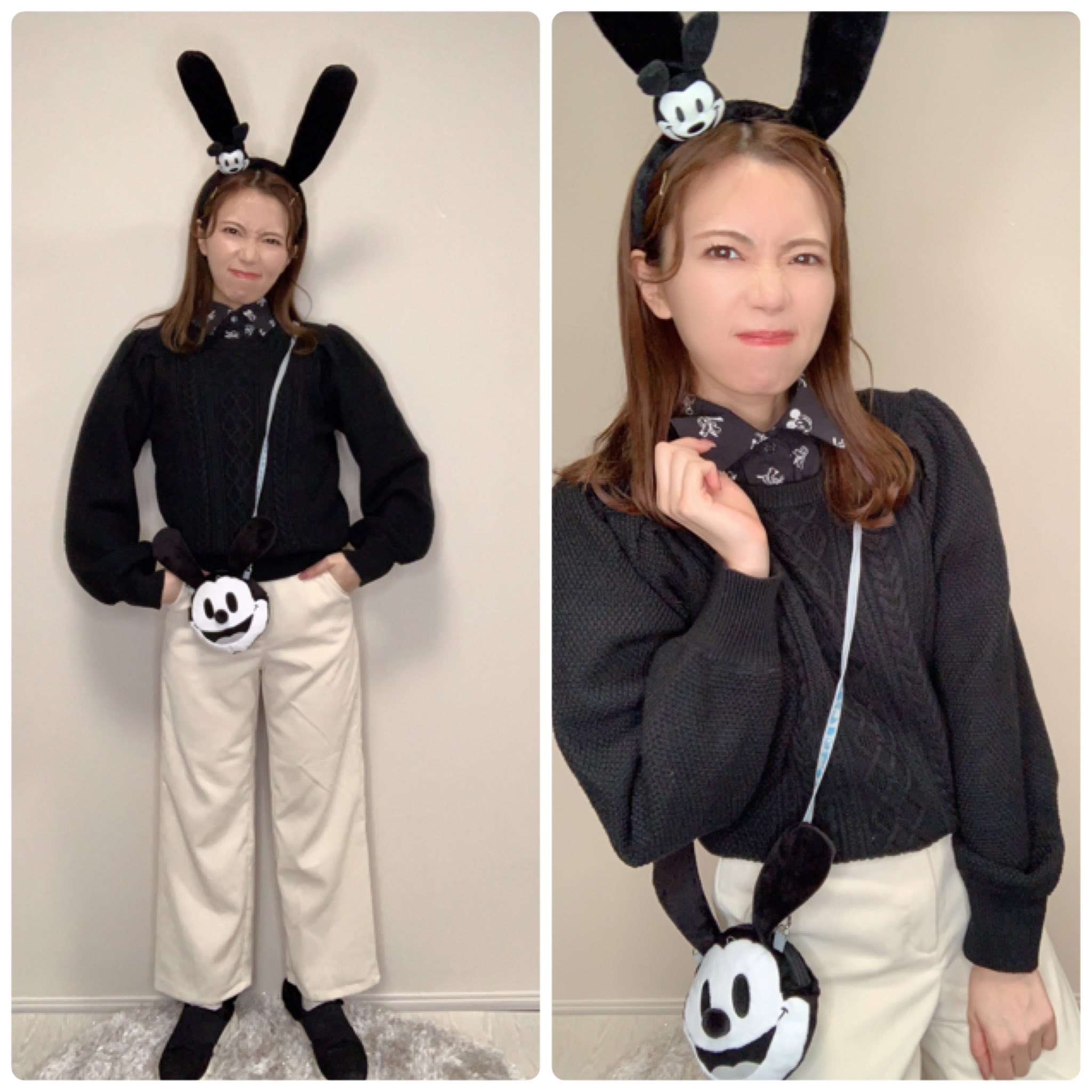 あいにゃん 秋のひとりディズニーファッションショーが開催されました 笑 あいにゃん 秋のひとりディズニーファッションショーが開催されました 笑
