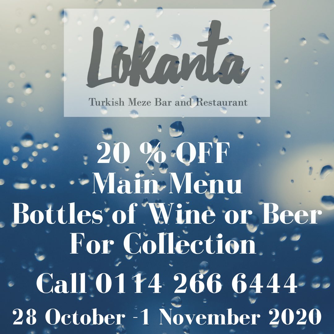 LokantaS10's tweet photo. Half Term Holiday at Home Offer
20% off main menu and bottles of wine or beer to collect this week
https://t.co/kxVSXuuMR4 https://t.co/ygLaE8TSYk