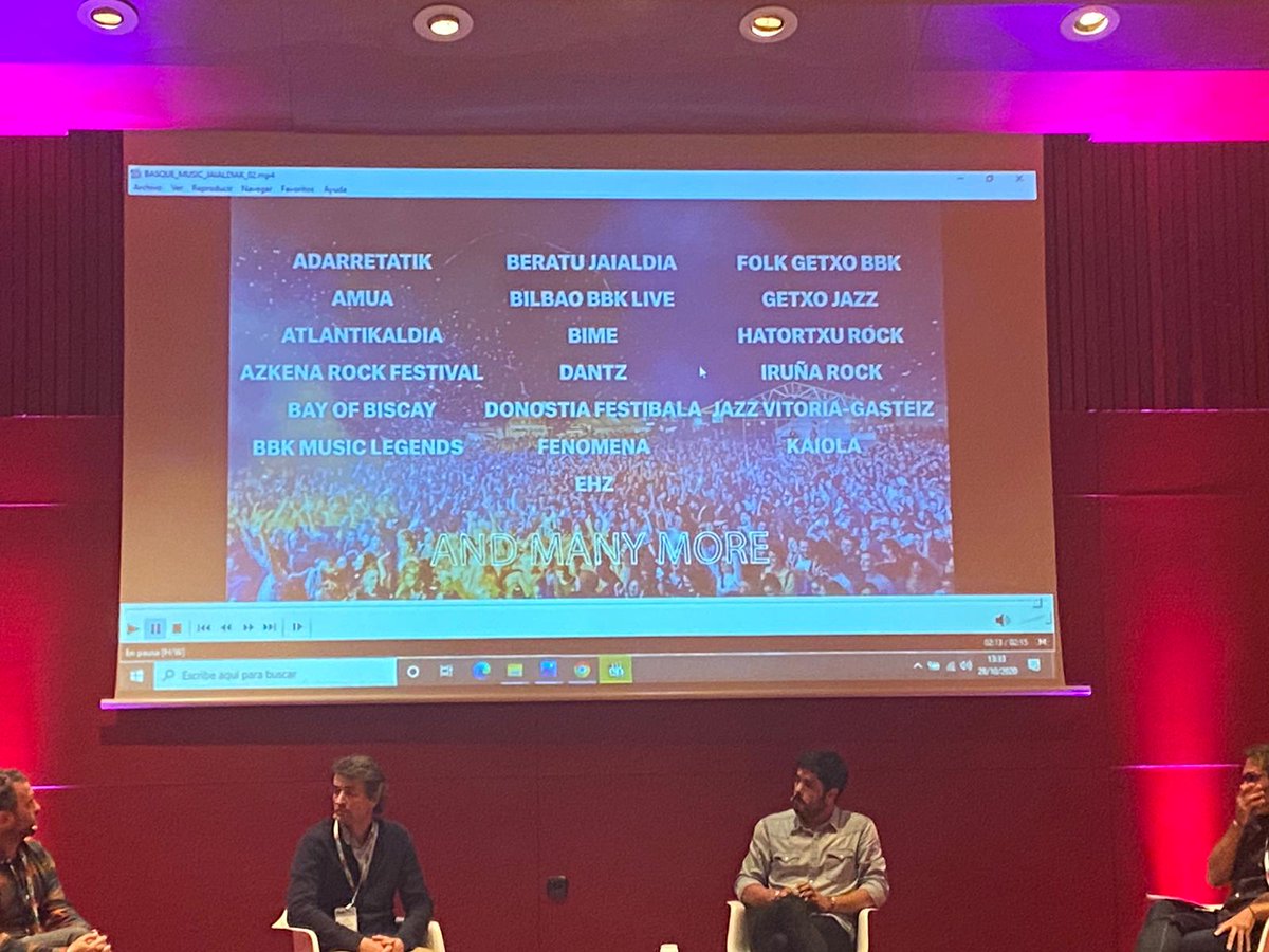 En el encuentro "Meet the Basque Festivals" tres de los principales festivales de nuestra escena: <a href="/bayofbiscayfest/">Bay of Biscay Festival</a>, <a href="/atlantikaldia/">Atlantikaldia</a> y el <a href="/Jazzvitoria/">Festival de Jazz de Vitoria-Gasteiz</a> han podido presentar sus eventos. @BIMEPRO