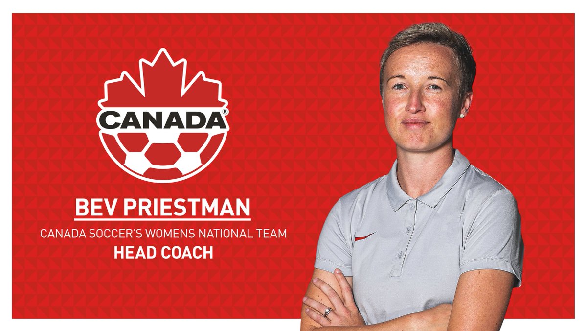 Bev Priestman named Head Coach of Canada Soccer’s Women’s National Team
STORY 🍁 https://t.co/08O0t4A8Mc
#CANWNT https://t.co/WGfkMAaErg
