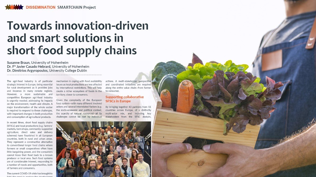 📢#Smartchain_EU features on the 7th edition of the <a href="/EUDissemination/">(EDMA) European Dissemination Media Agency</a> Project Repository Journal - showcasing #EUfunded research committed to the future of society and our planet 🌍

Read it and get the latest news on our project on #shortfoodchains🚜 ⬇
smartchain-h2020.eu/2020/10/26/sma…