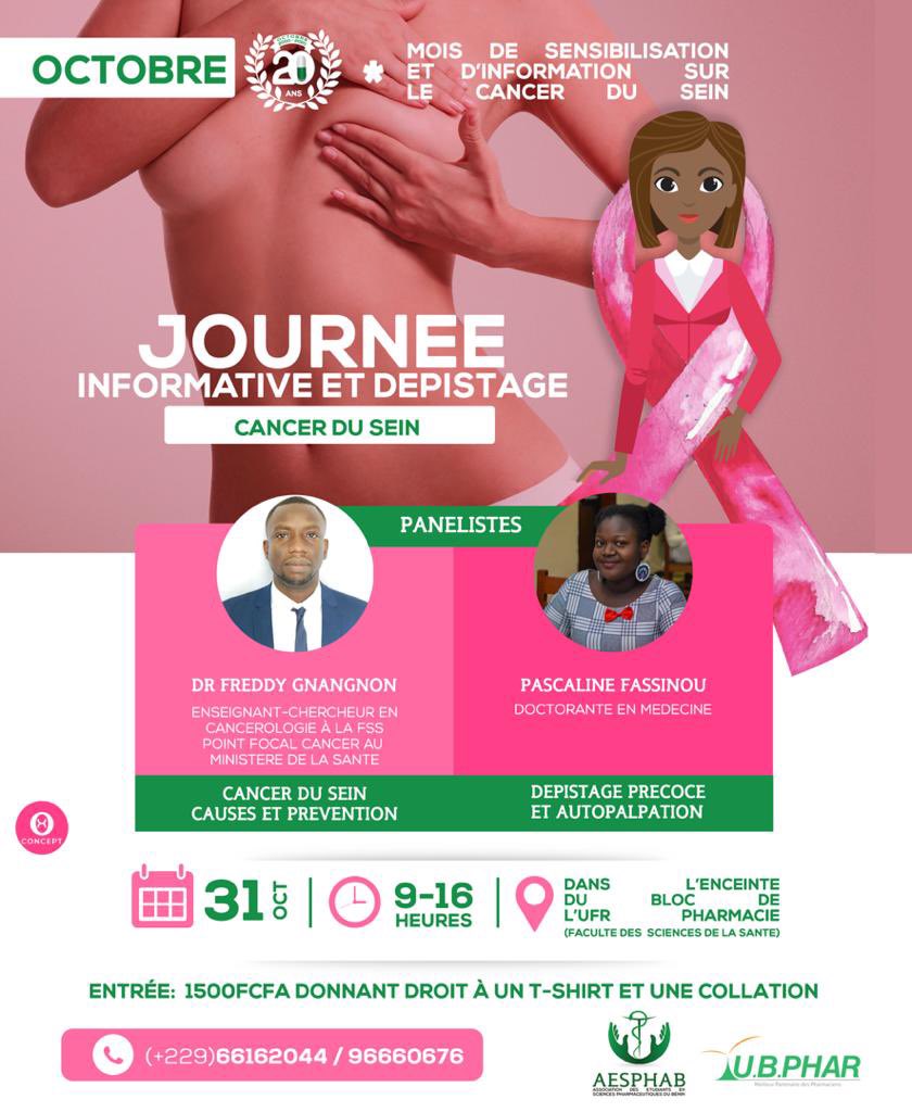 aesphab's tweet photo. Helloooo
Vous faites quoi samedi? 
Et si on parlait du cancer du sein avec des professionnels de la santé ? 
Prenez le rendez vous et confirmez votre présence ici
https://t.co/QPwibFDxjG https://t.co/GuNiB3c8KL