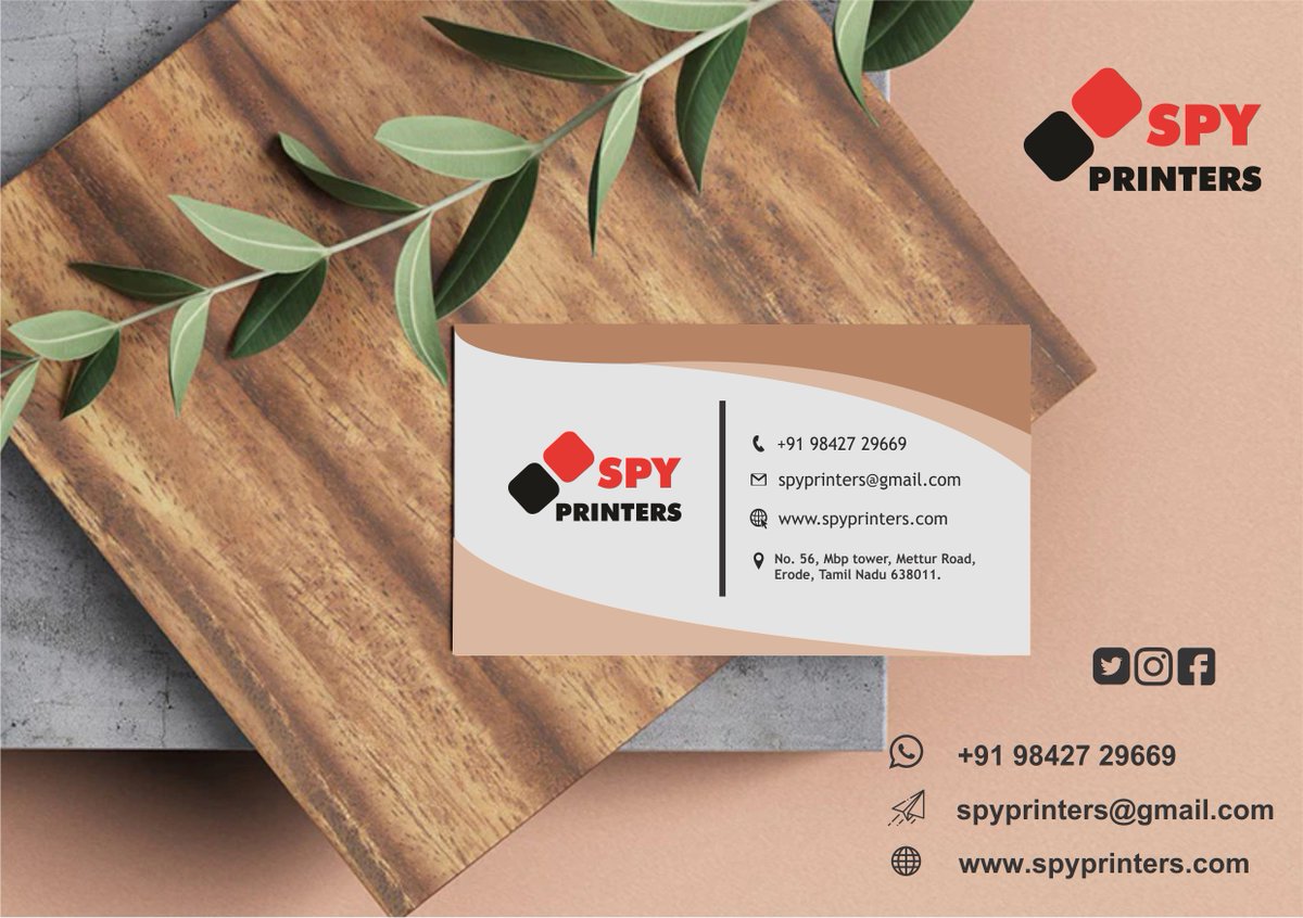 PrintersSpy's tweet photo. #SPYPRINTERS #Erode | Digital &amp; Offset Printers
Contact on: 9842729669, spyprinters@gmail.com, https://t.co/ansF4c4glk
#businesscard #graphicdesign #logo #businesscards #design #business #branding #businesscarddesign #graphicdesigner #banner #logodesign #printing #flyers #sticker https://t.co/fU5ZddbUnZ