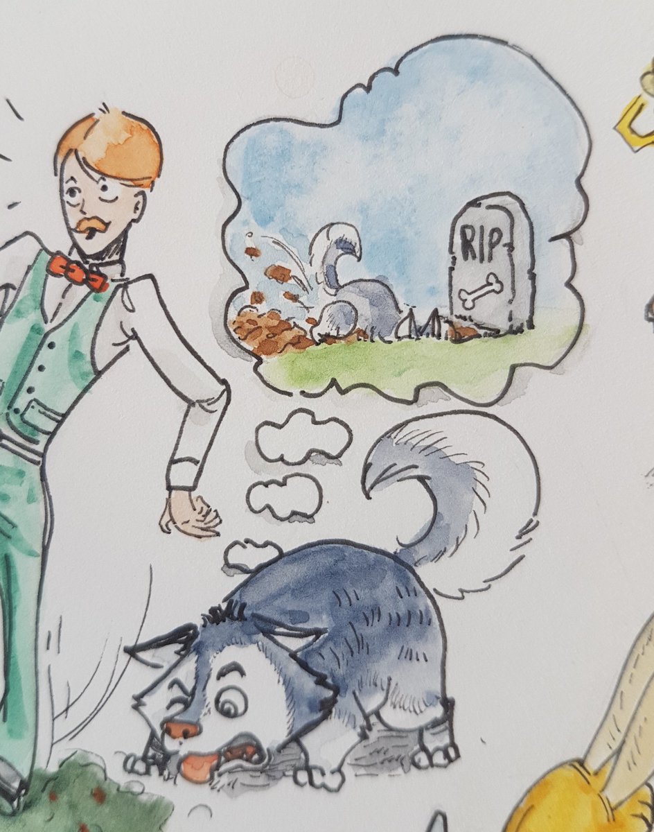 Rikne's tweet photo. finira, finira pas #inktober2020? Quel suspense! Après un petit temps d'absence voilà un rattrapage.. (1/2)
J'en profites pour battre mon record personnel de #inktober en depassant le jour 23 🎉💪avec un tir groupé: #dig #buddy #hide https://t.co/DtbZmf3SQE