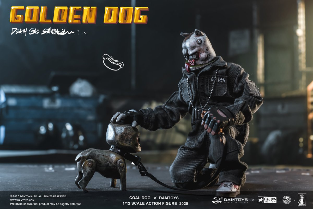 Damtoys x Coal Dog] GOLDEN DOG – Death Gas Station series 1/12