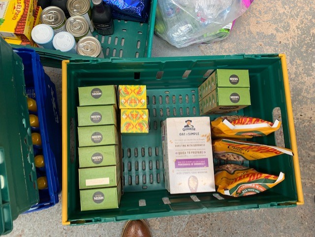IsaacKingisaac's tweet photo. Thanks to Local Tesco and local Church St Martin's for the food Parcels, our tenants surely will benefit from the donation @endhomelessness @Shelter @RoughSleep_UK  @HomelessLink @supportedaccommodation. https://t.co/hWX18ydWSl
