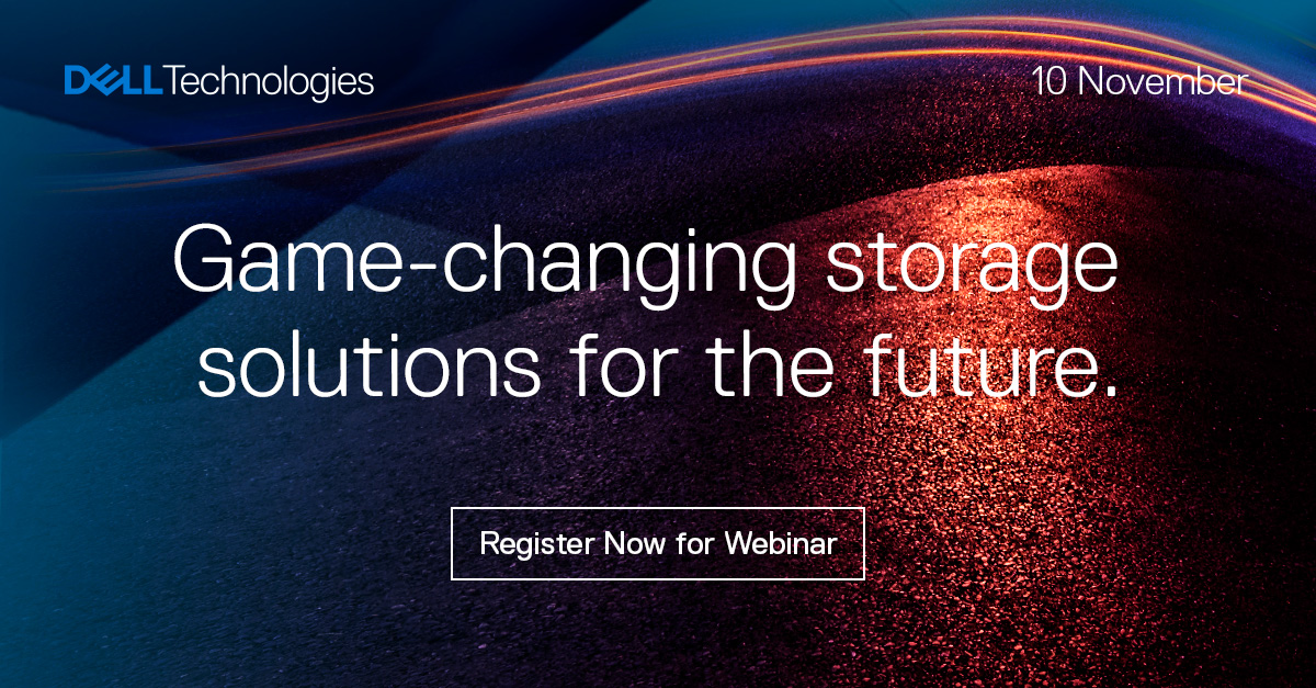 Discover how Dell Technologies is innovating to fundamentally change what organisations should expect from ‘storage’, &amp; how new technologies allow customers to deliver an agile, flexible solution to meet future needs. Register today: dell.zoom.us/webinar/regist…
 
#Iwork4Dell