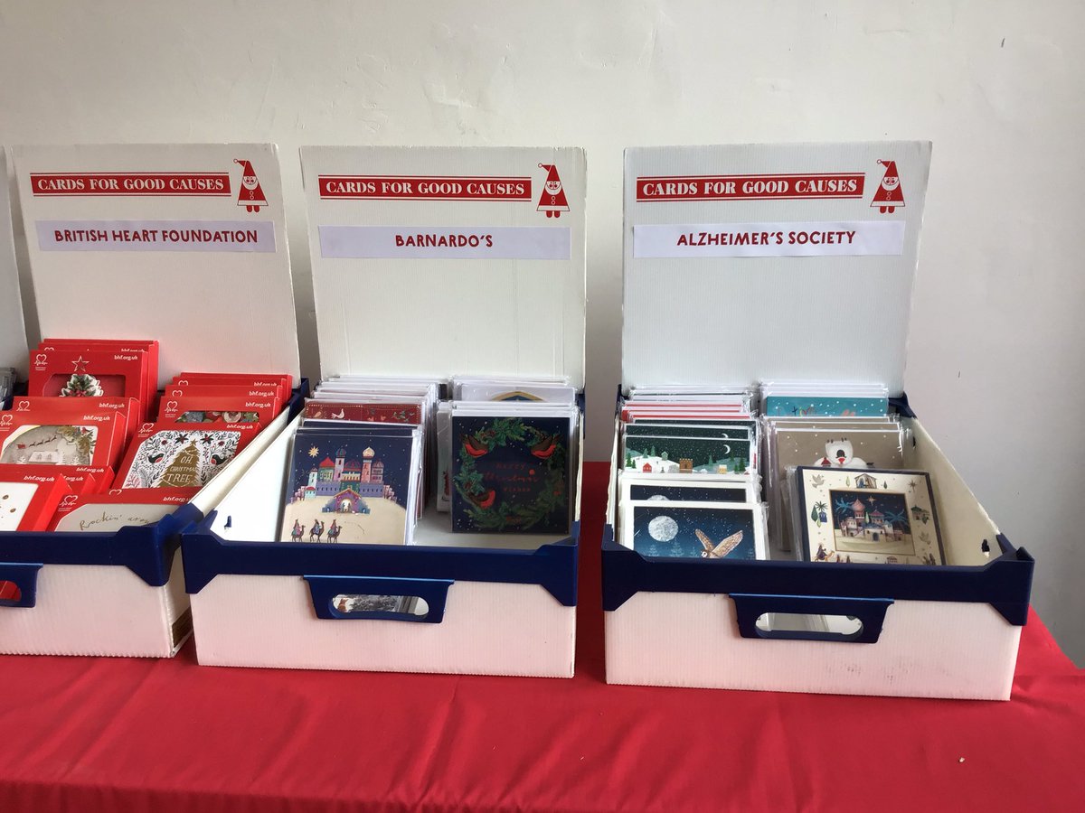 CFGCAxminster's tweet photo. 🎄Lovely #Christmas cards in our #Axminster @CFGCAxminster @cardsforcharity shop - support your favourite #charity 🎄
 @alzheimerssoc @barnardos @TheBHF @CR_UK @cftrust @DiabetesUK https://t.co/kQRmp9oPBC