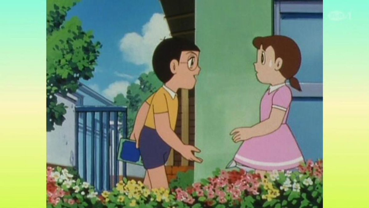 嘲笑のひよこ すすき イケメンになったのび太 妄想の中でしずかちゃんとちゅー でも現実はのび太だとわかってもらえず 気味悪がられる始末 大山版ドラえもん あこがれミラー Doraemon ドラえもん