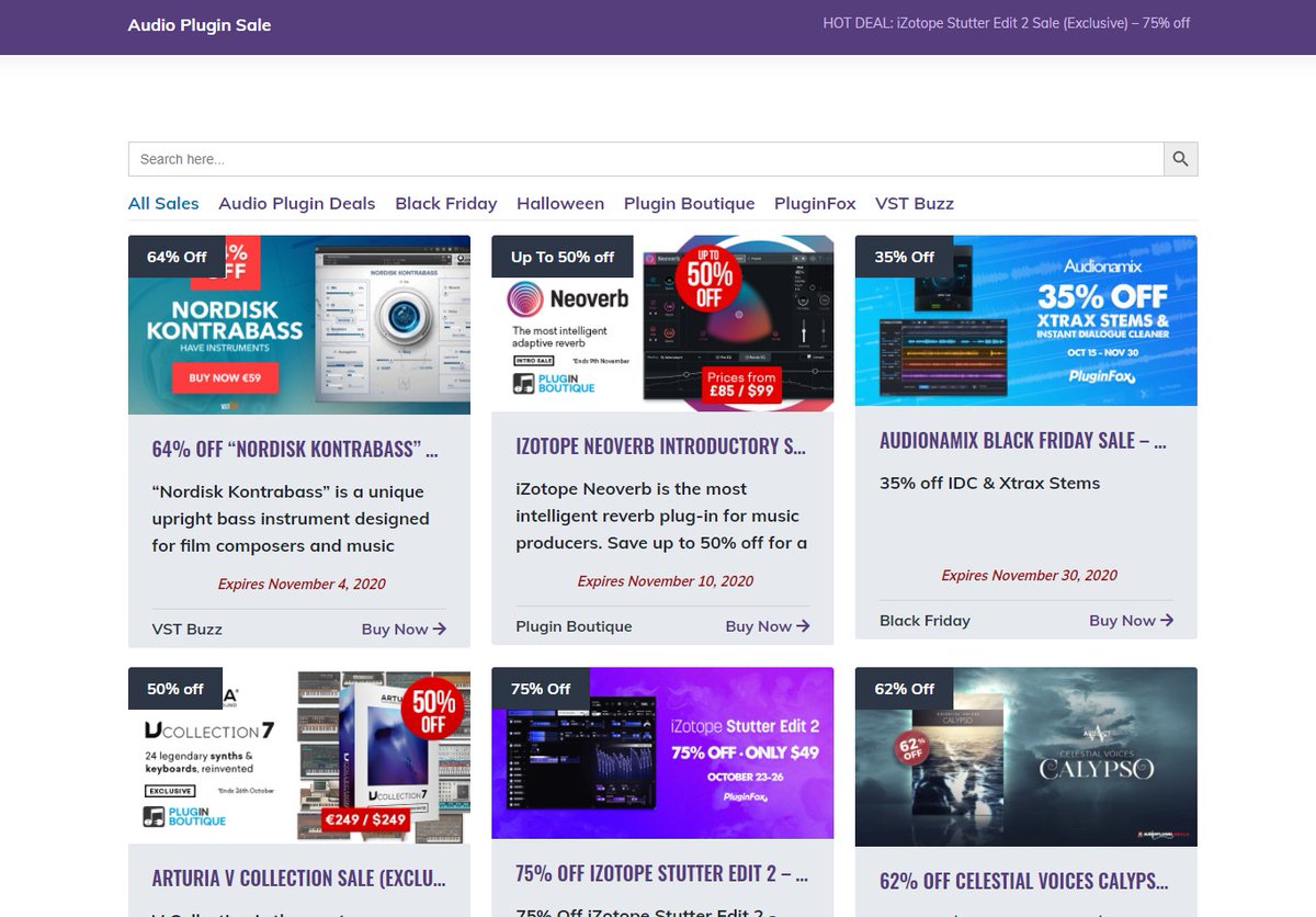New design, more sales! 🚀
https://t.co/Wn5FwP3kyG
#plugindeals #pluginsales #ableton #beatmaking #mastering #mixing #producer #studio https://t.co/1HxAjHRogZ