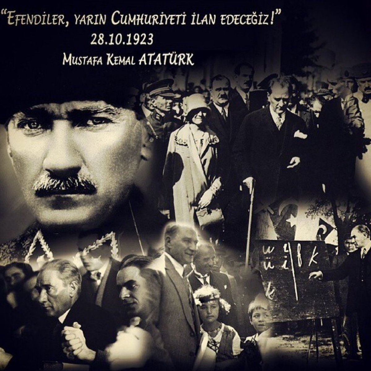 ''Efendiler! Yarın Cumhuriyeti ilan edeceğiz.''