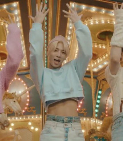 THOUGHT IT'S ONLY THAT...But No, HE Give us WHOLE CROP TOP ON BLUE HOUR MV..  @TXT_members