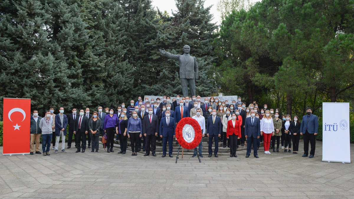 itu1773's tweet photo. Cumhuriyetimizin kuruluşunun 97. yılını, bugün İTÜ Rektörlük Atatürk Anıtı önünde düzenlediğimiz törenle kutladık.🇹🇷🇹🇷🇹🇷 #29Ekim #CumhuriyetBayramı

🔗https://t.co/8Wb2nKReZU https://t.co/ETZow76QRn