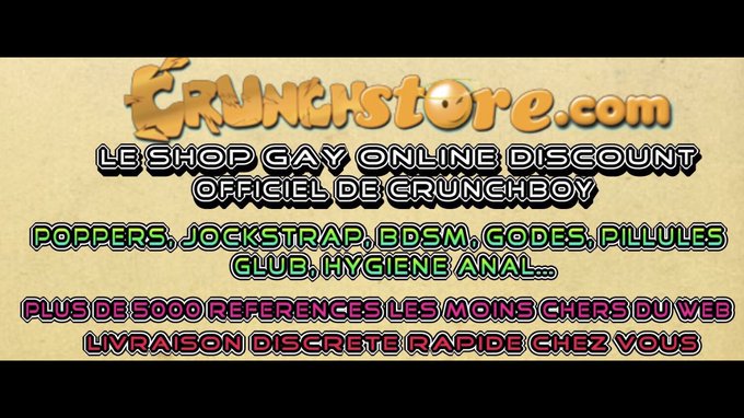 ???Grosse mise a jour sur votre SexShop gay discount officiel crunchboy ! De quoi avec vous besoin ?
