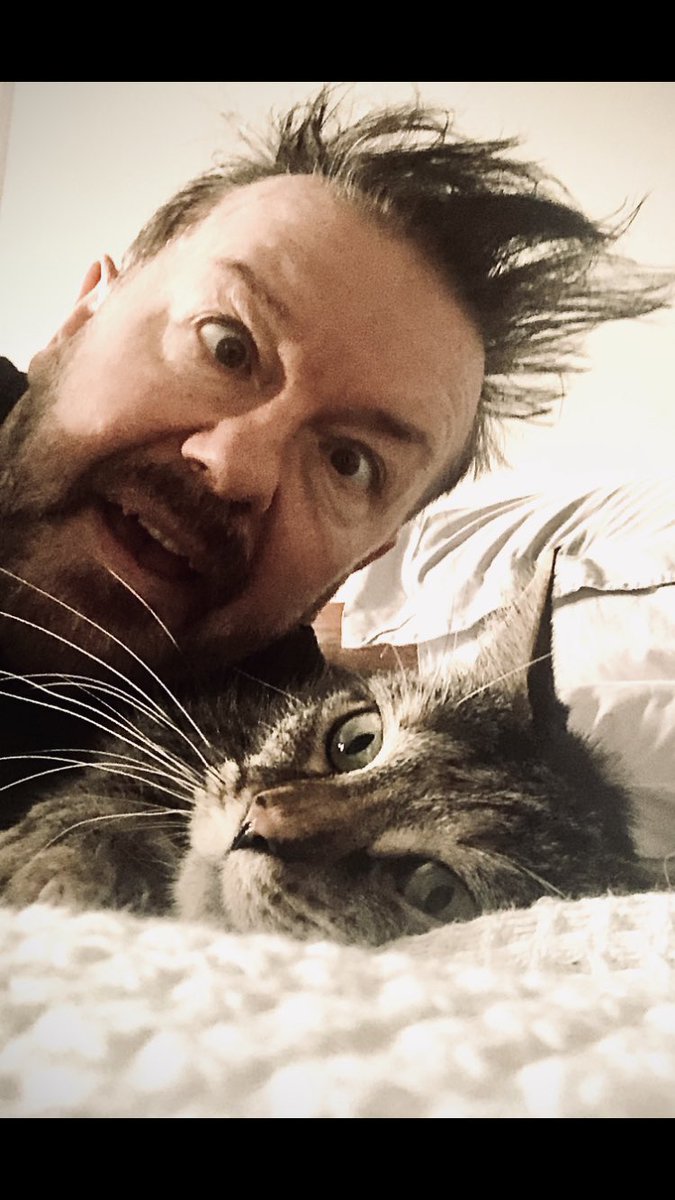 rickygervais's tweet image. Wakey, Wakey!