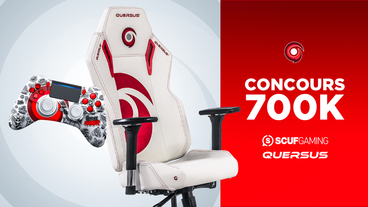 GotagaTV (@gotagatv) on Twitter photo Giveaway pour les 700.000 followers ! 🥳
C'était les deux produits les plus demandés, le choix était trop compliqué, donc on vous offre les deux ! 🎁
RT & Follow <a href="/GotagaTV/">GotagaTV</a> <a href="/ScufFrance/">SCUF France</a> <a href="/QuersusFR/">Quersus France</a> pour tenter de remporter votre manette & votre siège <a href="/Gotaga/">M8 Gotaga</a> ! Giveaway pour les 700.000 followers ! 🥳
C'était les deux produits les plus demandés, le choix était trop compliqué, donc on vous offre les deux ! 🎁
RT & Follow <a href="/GotagaTV/">GotagaTV</a> <a href="/ScufFrance/">SCUF France</a> <a href="/QuersusFR/">Quersus France</a> pour tenter de remporter votre manette & votre siège <a href="/Gotaga/">M8 Gotaga</a> !