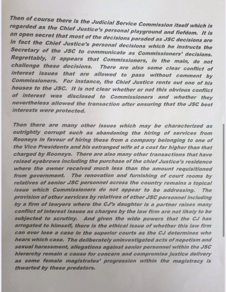 “What is repeated in the public domain and on social media about the capture of the judiciary is no longer fiction or perception, it is reality,” Zimbabawe’s judges have said in an unprecedented joint letter to Emmerson Mnangagwa.

Get the full letter here t.me/informationhub…