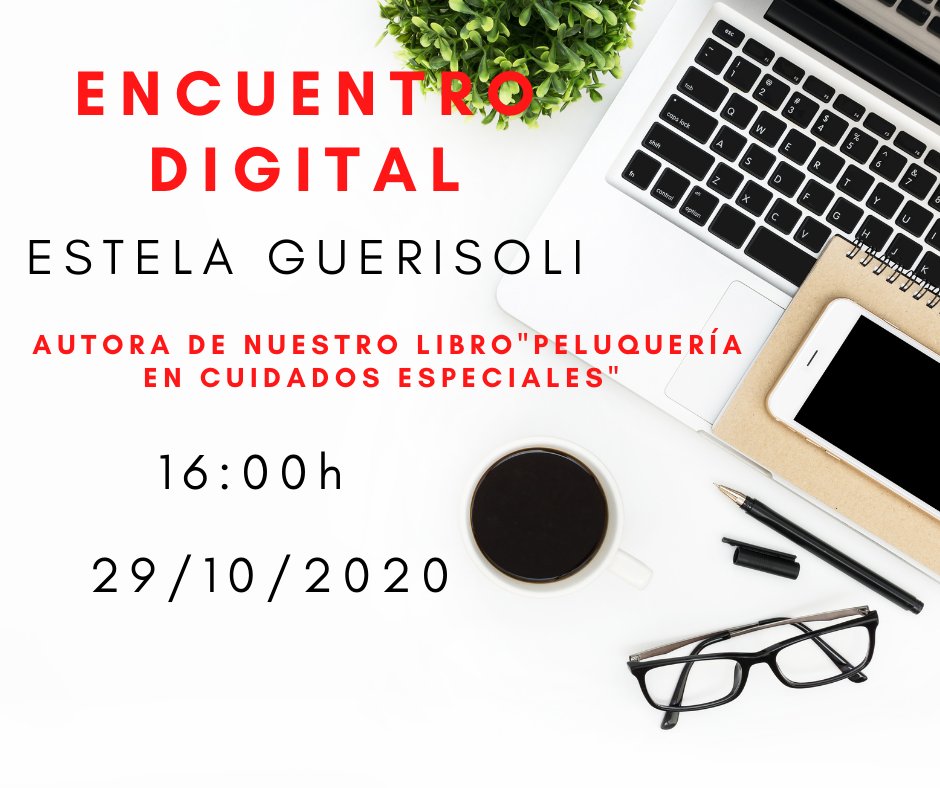videocinco's tweet photo. ¿Eres profesor/a Videocinco? Entonces mira tu correo. Te hemos enviado un enlace para conectarte mañana al encuentro digital con Estela Guerisoli, autora de nuestro libro "#Peluquería en cuidados especiales" ¡No te lo pierdas!
#peluqueria #peluqueriaoncologica #cuidadosespeciales https://t.co/XIjFLPPqDW