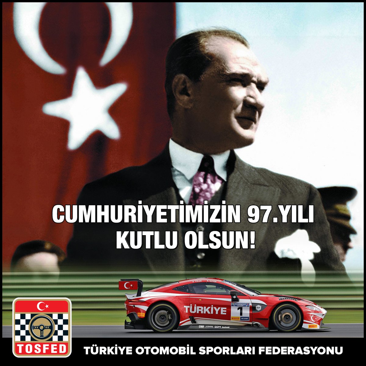 29 Ekim Cumhuriyet Bayramımız Kutlu Olsun.
Başta Gazi Mustafa Kemal Atatürk olmak üzere tüm şehit ve gazilerimizi rahmet, minnet ve saygıyla anıyoruz.
#29Ekim #CumhuriyetBayramı