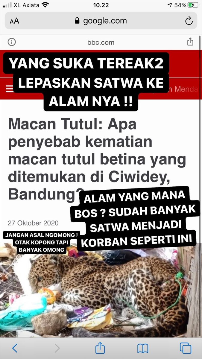 ZOO_FESS's tweet photo. Zoo

Bisakah manusia hidup tanpa menyakiti binatang? 😭💔 https://t.co/jTMCygAon2