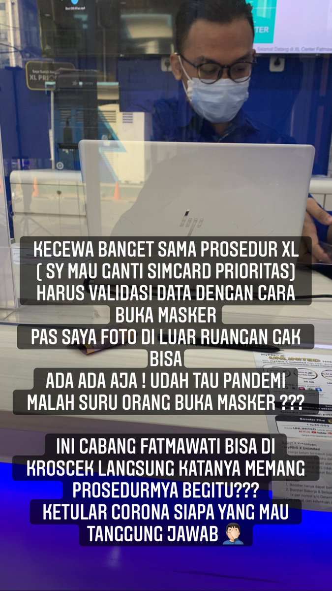 XL prosedur validasi nya harus begini banget? Semua data lengkap, minta foto di outdoor gak bisa! <a href="/myXLCare/">myXLCare</a> <a href="/XLPrioritas/">XL Prioritas</a> @XLAxiata_Tbk
