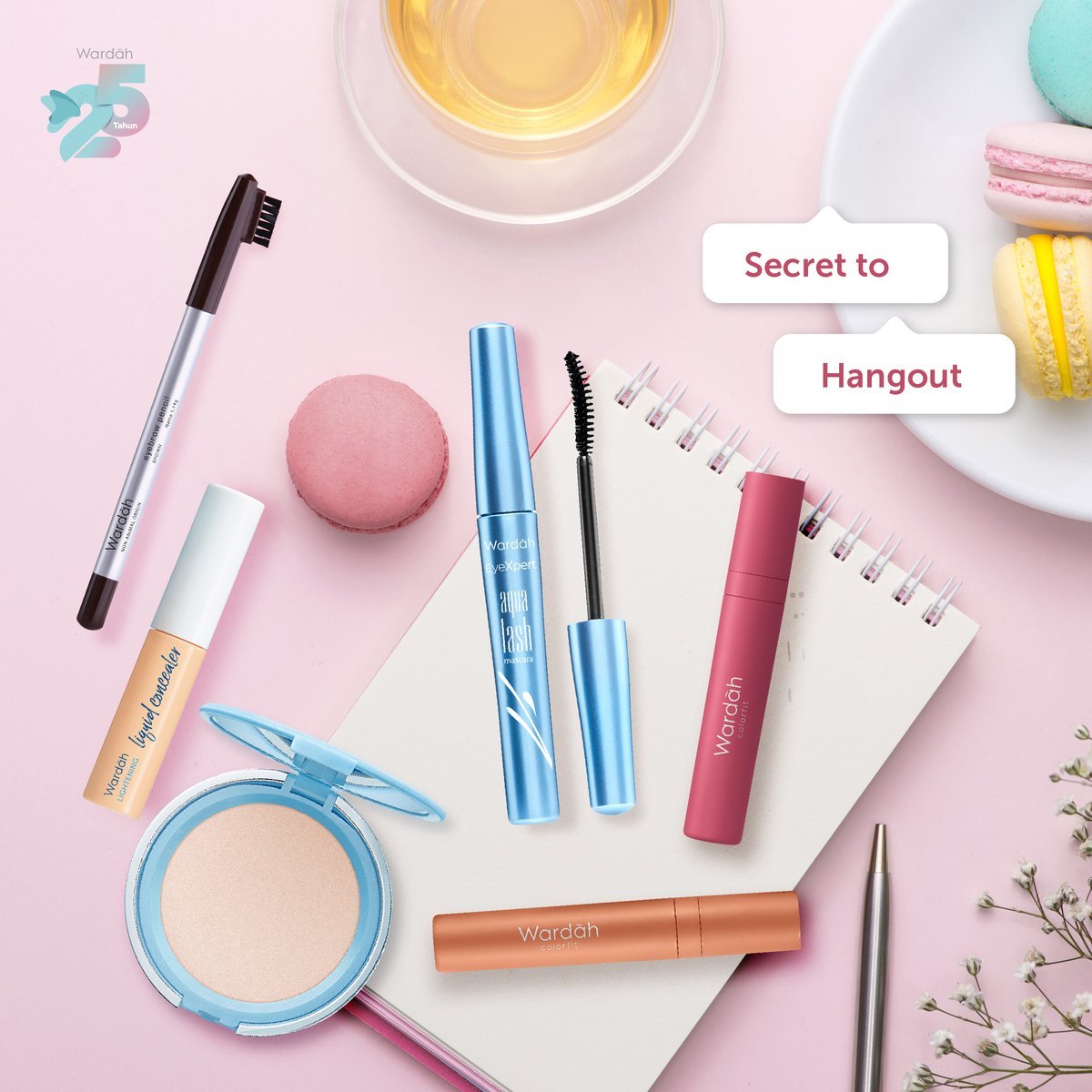 wardahbeauty's tweet photo. Ladies, your #MakeupTalks about you! Makeup bukan hanya tentang shade yang sesuai dengan undertone kulit, tapi bentuk ekspresi diri. Beda aktifitas, beda makeup, why not? #WardahBeautyTalks https://t.co/wROKZH8wDB