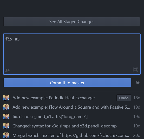 fschuch's tweet photo. That is a good feeling, just committed fix #5. https://t.co/BeZrtbAAwW
