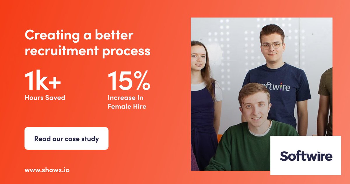 From 3,000 applications to 58 hires at Softwire showx.io/customers/soft… 

#techhiring #techrecruitment