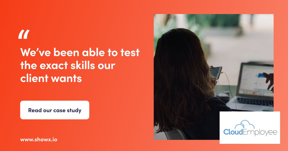 Building the perfect tests to find the ideal candidate with Cloud Employee showx.io/customers/clou… 

#techhiring #techrecruitment