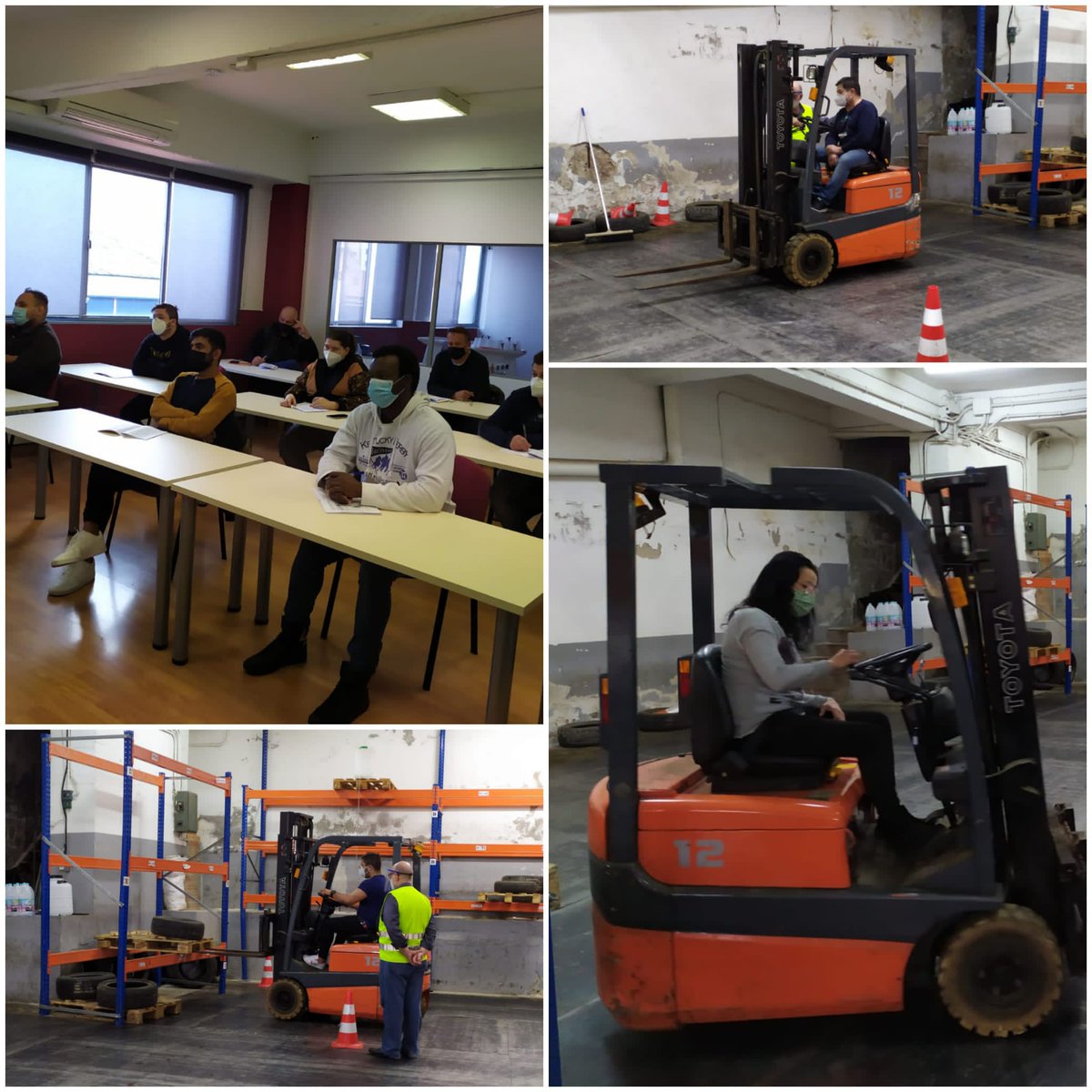 formaciocasal's tweet photo. Avui pràctiques de la 3a edició del curs de carretons elevadors del programa #MesFeina.
@casalinfants
@formaciocasal
@FundlaCaixaCAT
#Programarumbalafeina https://t.co/W6oiljYaCR