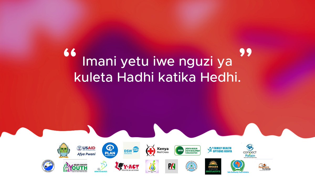 #HedhiYanguHadhiYangu
#DomesticateMHMPolicy003
<a href="/MTGKilifi/">Moving The Goalposts Kenya</a> <a href="/RedCrossYouthKE/">Kenya Red Cross Youth</a> @YouthActKE <a href="/kilifi_youth/">Kilifi County Youth Advisory Council</a> <a href="/AngazaKilifi/">ANGAZA Youth Initiative</a> <a href="/safecommunity4/">Safe Community Youth Initiative</a> <a href="/KaloleniG/">Kaloleni Youth Empowerment Group</a> <a href="/DOHkilifi/">Kilifi Department of Health & Sanitation Services</a> <a href="/DRmncah/">Department Of Health KILIFI_RMNCAH</a> <a href="/KilifiG/">KILIFI MUMS C.B.O</a> @KilifiCountyKE <a href="/003CountyGender/">Kilifi County Department of Gender</a>