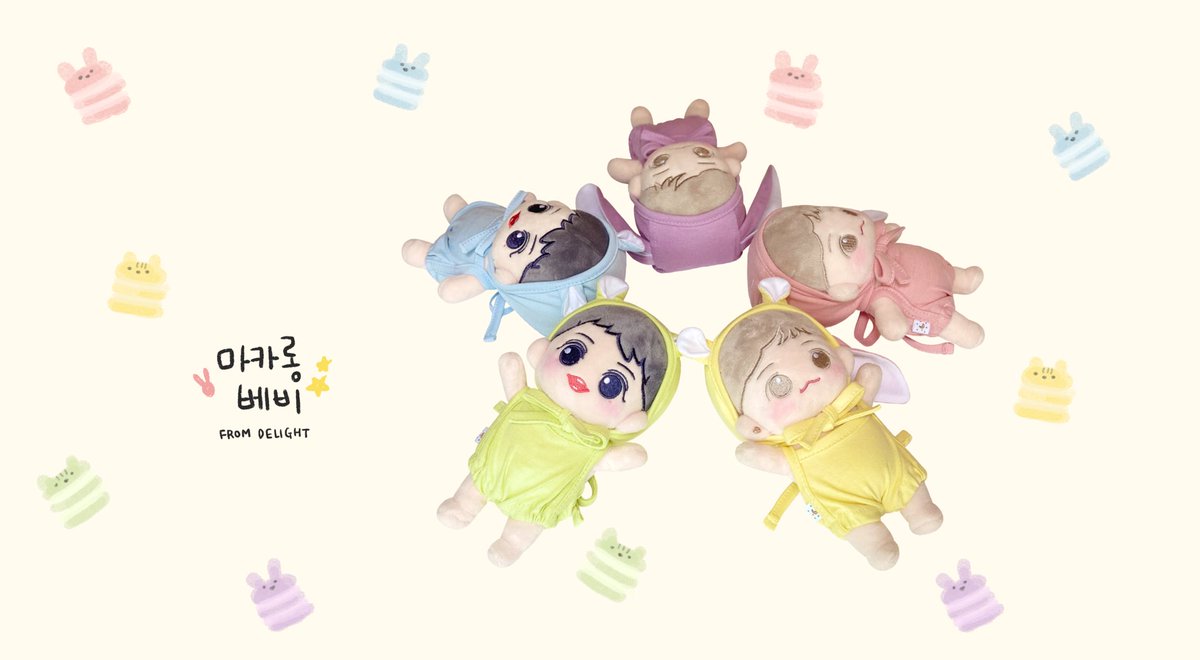 ᖇT🎁 추첨을 통해 
마카롱 베비수트를 드려요

🎀ᗰᗩᑕᗩᖇOᑎ ᗷᗩᗷY🎀
(10cm/15cm/20cm) 
#딜라잇_마카롱베비

람지, 버니 두 가지 버전🐿🐇

❥ 판매기간
10/28~11/2(일) 자정까지
28~30 3일간 할인이벤트 진행합니닷

❥ 폼
forms.gle/1iaMx8QLrbz8oL…

🌎overseas, GO👉 DM