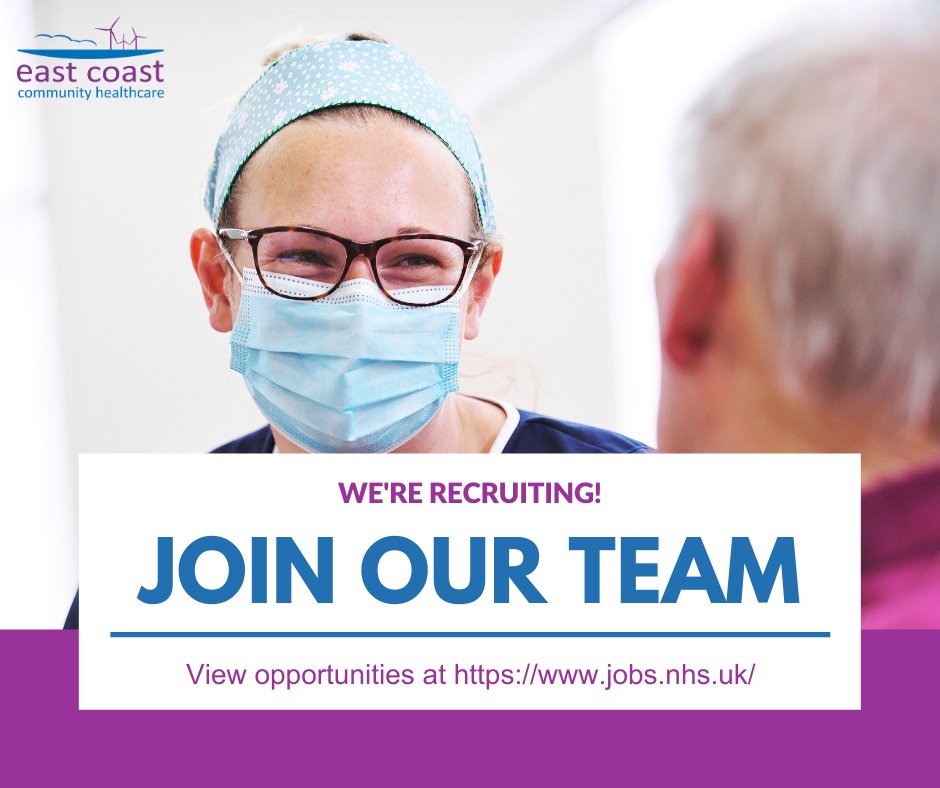 EastCoastCH's tweet photo. Looking for your next career opportunity? 👀

We currently have vacancies covering a range of healthcare-related roles. 👩‍⚕️

👉You can check out all vacancies here: 
https://t.co/tfunXDNTJJ https://t.co/dQRRLsDmrr