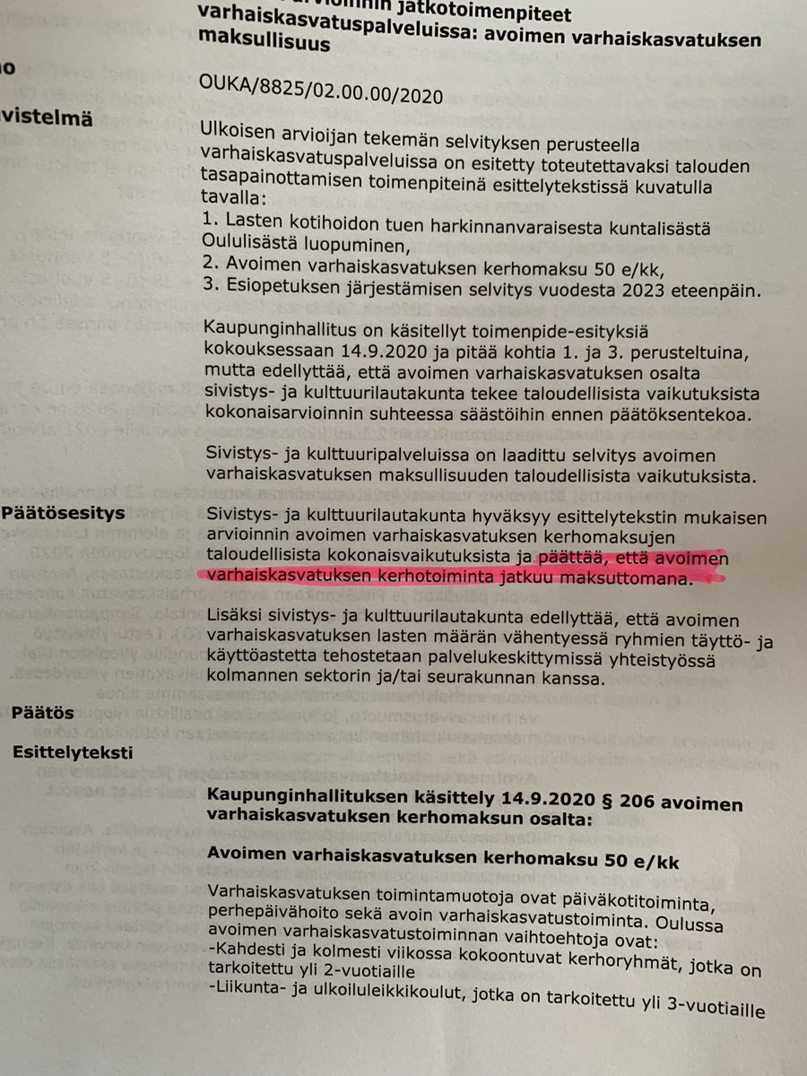 Avoimen varhaiskasvatuksen kerhotoiminta jatkaa maksuttomana Oulussa ⁦<a href="/oulunkaupunki/">Oulun kaupunki, Oulu</a>⁩