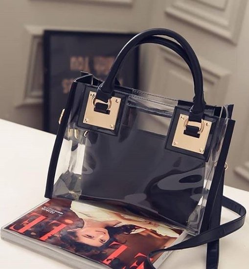 SlayBoutique2's tweet photo. Transparent handbag now available ✅

Colors: Black, mint, gold, dusty pink, grey, khaki 

Price: R350

#GirlTalkZA #lockdown #HipHopAwards https://t.co/KUbpxgVVZ1
