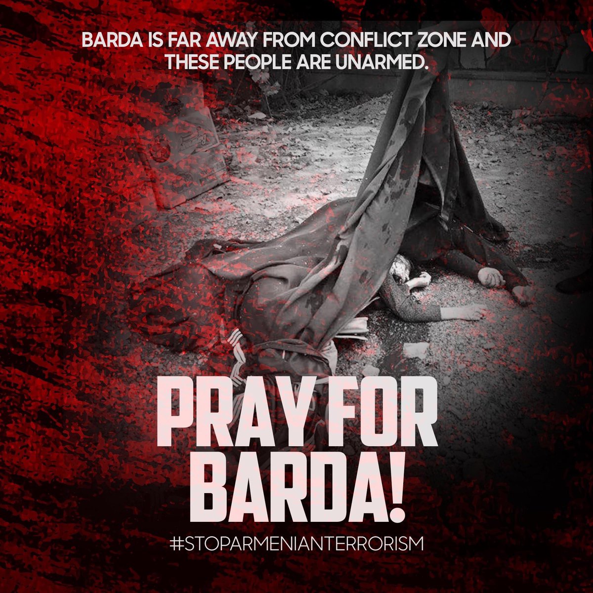 URGENT❗️ Armenian armed forces, grossly violating the humanitarian ceasefire regime, again have fired at the Barda city from the "Smerch" MLRS.
As of now at least 14 civilians killed and many injured! This is crime against humanity 

#StopArmenianTerrorism #PrayforBarda