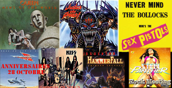 Les anniversaires ce 28 octobre : #Queen, #MonsterMagnet, #DesmondChild, #SexPistols, #Vandenberg's, #JudasPriest, #KISS, #HammerFall, #DevilDriver, #Hatebreed, #SteelPanther, #Ayreon, #EntombedAD., #AtTheGates, #Obituary, #RIOT :
https://t.co/E29efzSlNT https://t.co/j2vHjBkqBY