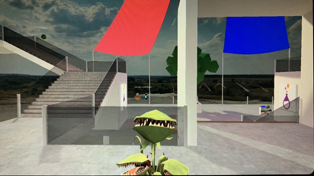 NatachaVautour's tweet photo. Had so much fun testing out our #blvr to get ready for this Friday’s keynote with @jmrlingley #CornCandy ! #VRselfie #IAmthePlant #SeriouslyWorking #CanYouSeeMyAvatar?@brilliant_labs @asdnnb https://t.co/rhC5TEg7ib