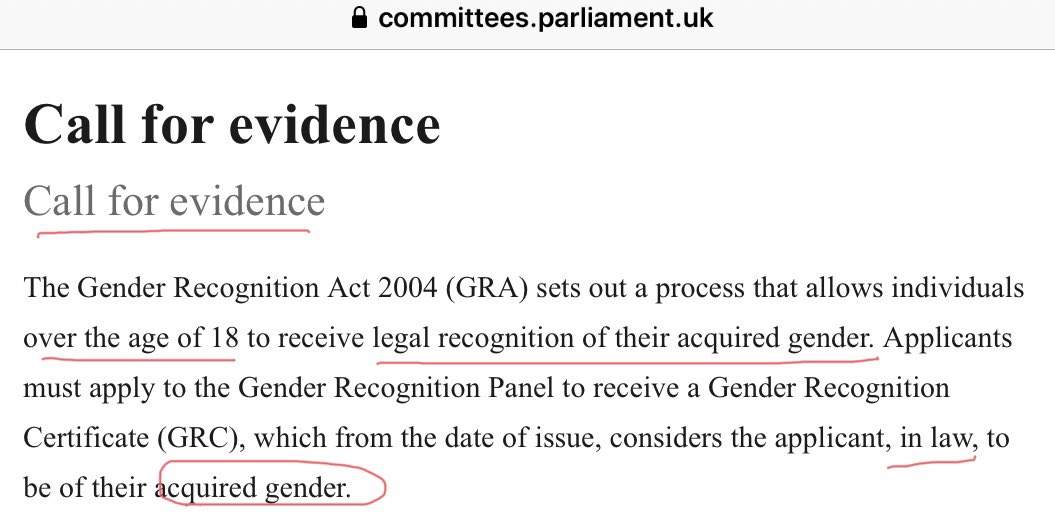 This whole thing is because we are trying to legislate for “Gender”, which nobody can define because it’s a “subjective sense of self”. Then we are handing sex based rights to the opposite sex based on a “feeling”