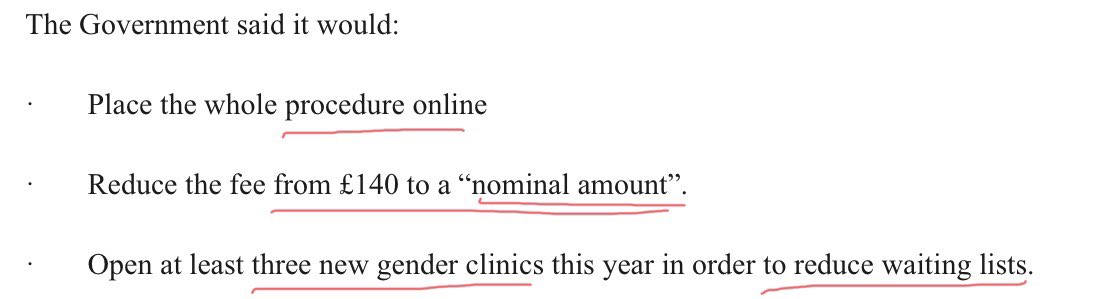 £140 quid & there is *already*provision for waiver in case of financial hardship.  Already there is no face to face interview. What we need is a clinic for detransitioners and better research on long term outcomes. Not making the Gender Industrial Complex bigger. More therapy!