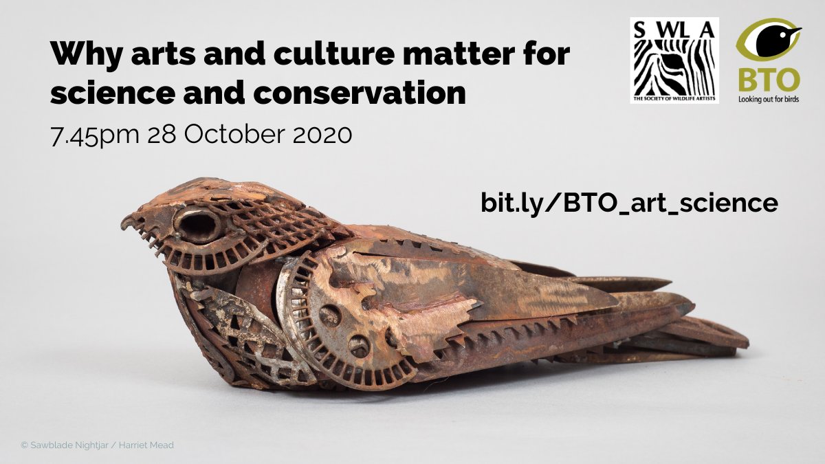 I will be part of a panel discussion this evening hosted by <a href="/_BTO/">BTO</a> as part of their celebration of The Marsh Awards &amp; Dilys Breeze Medal. Click below to register for this free event