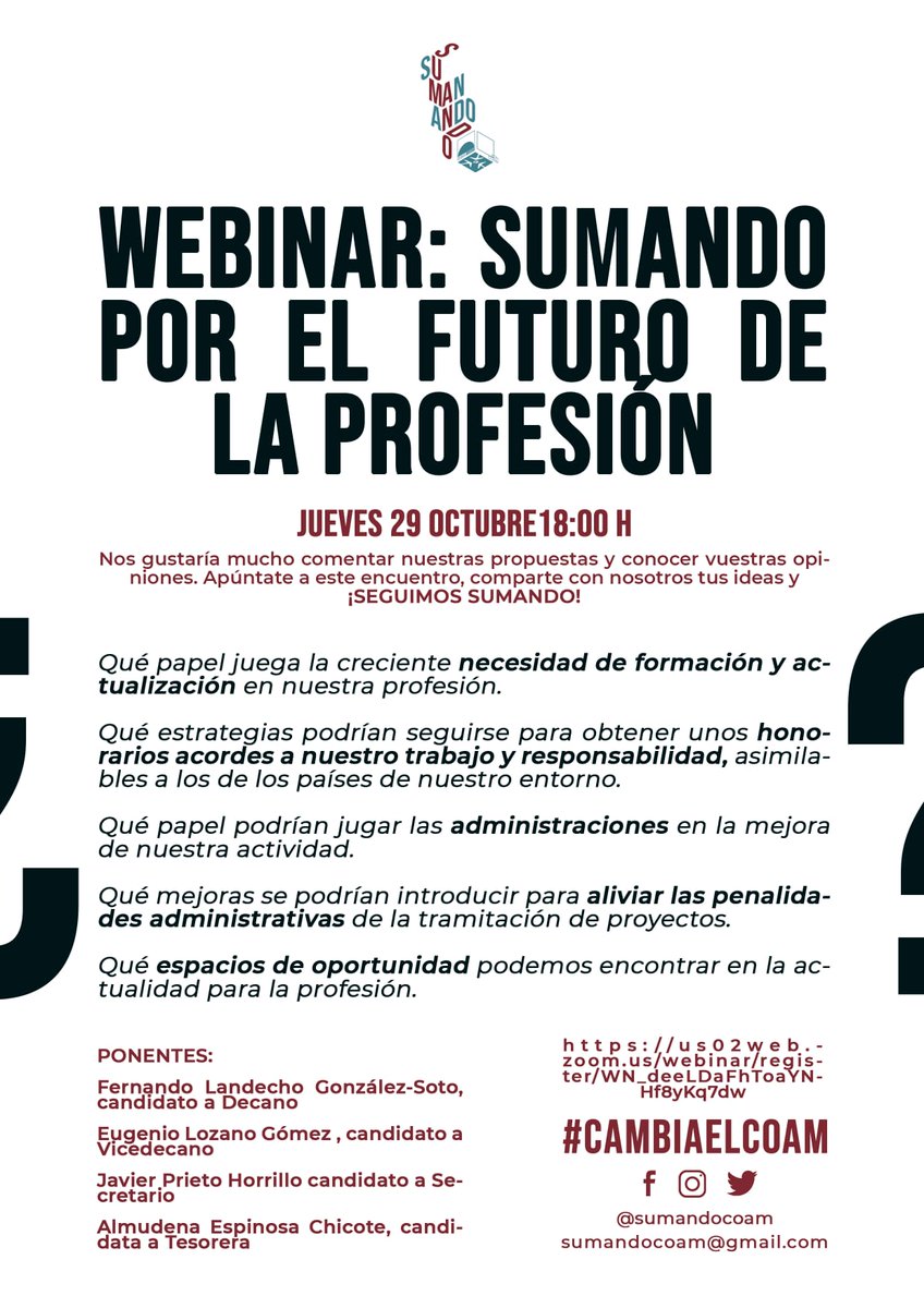 PEncuentroCOAM's tweet photo. Mañana jueves a las 18.00. Apúntate. 
@sumandocoam #CambiaElCOAM https://t.co/vAzoaRHq6i