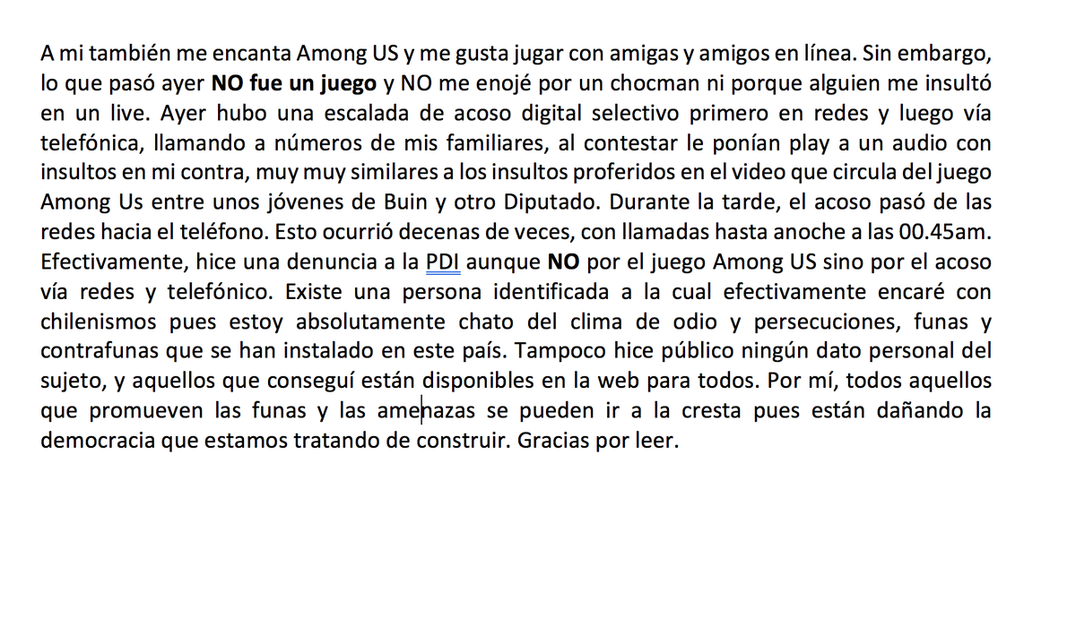 RenatoGarinG's tweet photo. Sobre lo que ocurrió ayer. Es todo lo que diré.
El resto lo sabe y lo investigará la PDI.
Buenos días, 8.20am del 28-10-2020. https://t.co/1Xn7UtKXfF